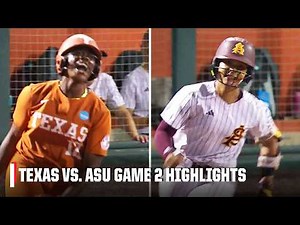 Game 2: Texas vs. Arizona State | Super Regional Highlights | ESPN College Softball