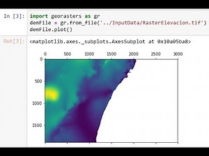 Introducción al Manejo de Rasters en Python 3 con Georasters - Tutorial