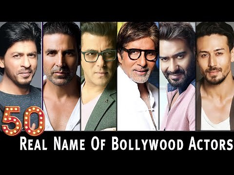 50 Bollywood Stars Actor Real Names | Indian Actor's Real Names | Shocking Real Name Of South Actors