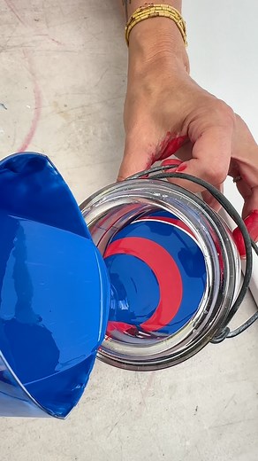 An exciting new way to paint #patriotic #america #veteransday #outdoors | Anything Outdoors