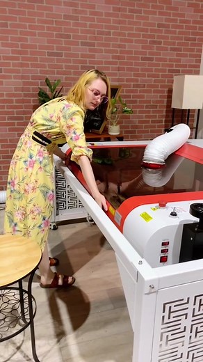 Laser engraving large format object with AP Lazer low rider models! Unlock new opportunities to diversify and grow your woodworking business. #aplazer #aplazerfamily #aplazerengraving #co2laser #laserengraving #laserengraver #woodworking #woodwork #woodengraving #engravingmachine #smallbusiness #retail #laserengravingwood #largeobjectengraving