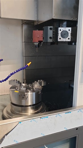 Vertical turning,milling,drilling,tapping, been finished by one machine.#verticalturning #verticalturretlathe #drillingandmilling#vtl