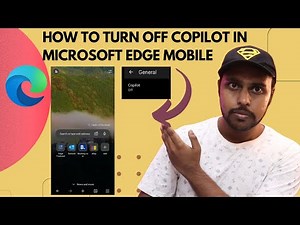 How to turn off copilot in microsoft edge mobile | turn off copilot on microsoft edge mobile browser