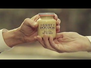 Grey Poupon 80's TV Commercial