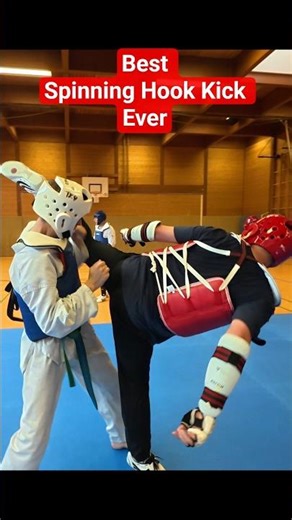 THE PERFECT SPIN HOOK KICK 🤯(You Need This Taekwondo Tutorial)