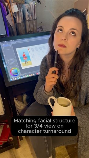 An art tip I recently learned #arttips #characterturnaround #animation