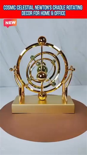 🌌✨ Celestial Orbit Perpetual Motion Pendulum - Hypnotic Cosmic Art for Your Space! ✨🪐 🔄 Fascinating Motion - Zero-Energy Magnetic Drive Creates Endless, Silent Orbits - A Living Galaxy on Your Desk or Shelf! 🌠 Cosmic Aesthetic - Handcrafted Metallic Planets and Star Base Reflect Light Like a Mini Solar System. 🧘 Zen Science Combined - Promotes Focus and Relaxation (Perfect for Offices, Meditation Rooms, or ADHD Relief). 💡 Nighttime Magic - Optional LED Base Projects Star Shadows in Dark Sp