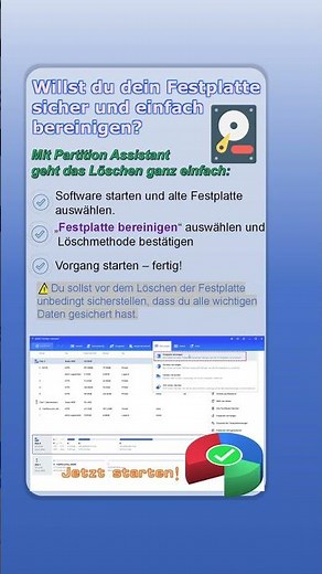 Festplatte bereinigen wie ein Profi – Daten sicher entfernen! 💻#data #disk #delete
