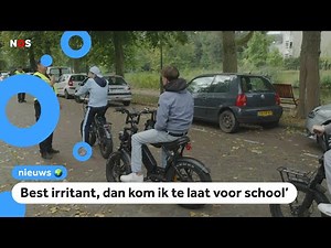 Politie controleert fatbikes in Haarlem
