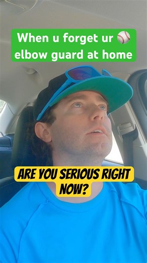 When you forget ur ⚾️ elbow guard at home #baseball #baseballboys #travelball #funny #baseballlife