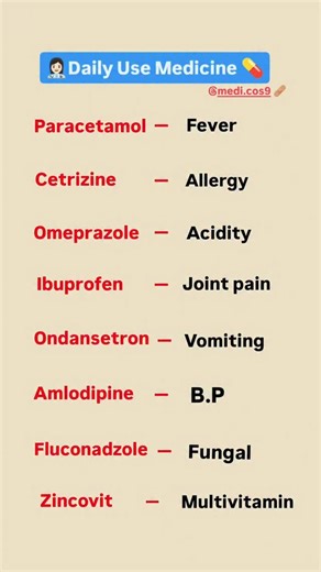 Doc on Instagram: "🚨 “Common doesn’t mean safe — know your meds before it’s too late 💊 Drop a 💬 if you’ve used any of these! 🔁 Save & Share for awareness 💥 #dailyusemedicine #medicalreels #healthawareness #viralreels #dailyusemedicine #medicinefacts #medicalreels #healthawareness #medicalcontent #doctorsoftiktok #medicalstudentlife #instamedicos #pharmacyfacts #medicofacts #learnonreels #medicalexplained #healthtipsdaily #reelstips #reelgrowth #viraltoday #reelalgorithm #reeltrend2025 #reel