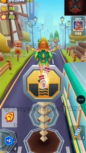 Subway princess running hard level #shorts #ytshorts #subwayprincessrunner