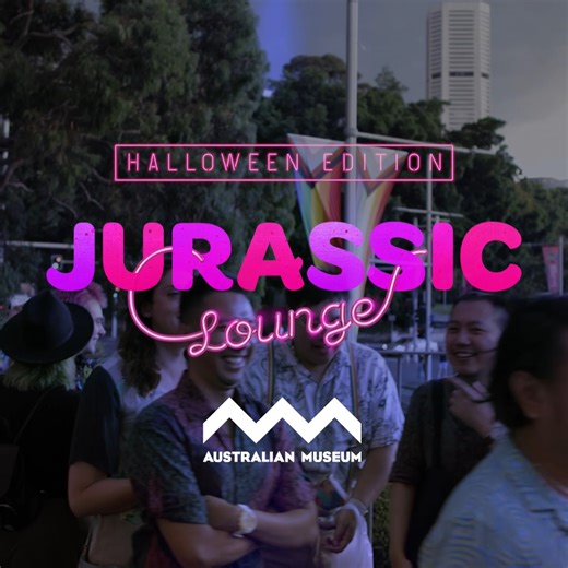 Jurassic Lounge is back!🦖👻🥂 Kick-off the scary season at the AM’s iconic after-hours party on Saturday 25 October. This adults-only event is legendary, with the Museum crawling with DJs, artists, scientists and performers for a frightfully fun night! 👻 Don your spookiest costume and enjoy: 🕺 Boogieing under a massive whale skeleton in Wild Plant 🧪 Getting hands-on with terrifying objects from the Museum’s labs 🥂 Sipping on drinks from our pop-up bar whilst hearing ghost stories With your 