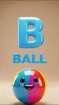 ABC SONG – Learn Alphabet with Cute 3D Letters & Fun Animals! #shorts