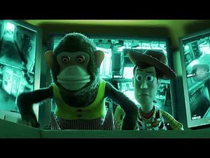 Toy Story 3 (2010) - Woody VS Monkey Scene!