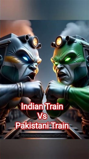 Indian Train Vs Pakistani Train ? #shortsfeed #trending #indian #pakistani