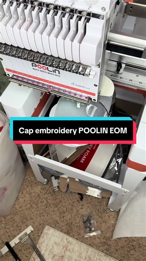 Cap Embroidery Tutorial on Poolin EOM Machine