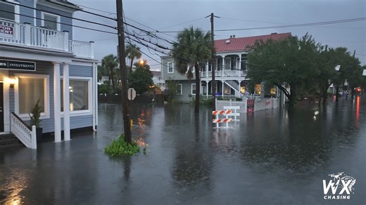 51K views · 317 reactions | Charleston, South Carolina, flooding from Tropical Storm Debby | WXChasing | Facebook