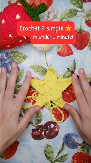 Easy Crochet Star Anyone Can Make Fast!
