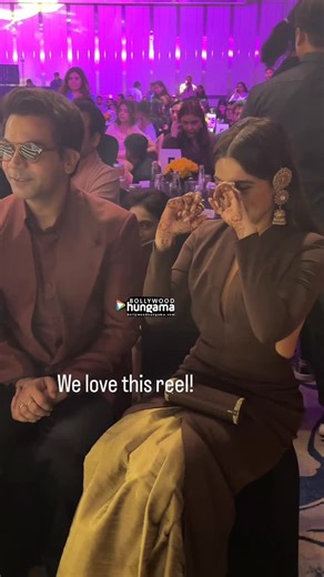 Bollywood Hungama🎥 on Instagram: "Rajkummar Rao made Bhumi Pednekar chuckle so cutely 😍#bhottindiafest2025"