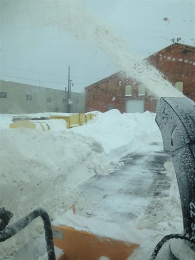 Skid Steer Snow Blower 84" | Large Snow Clearing Attachment | WoodMaxx