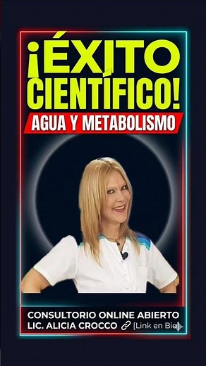 SCIENTIFIC SUCCESS: WATER AND METABOLISM