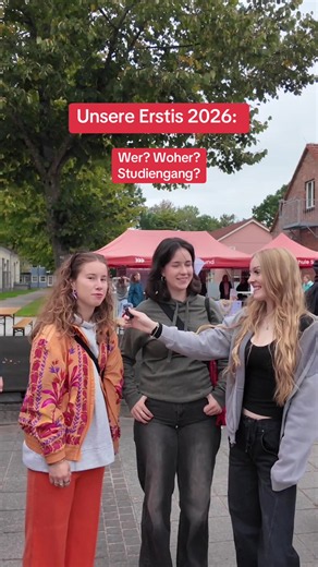 Ein paar unserer Erstis 2026 stellen sich vor 👋🎓 Von wo seid ihr für euer Studium nach Stralsund gekommen? #HOST #hochschulestralsund #Erstis #studium #campus
