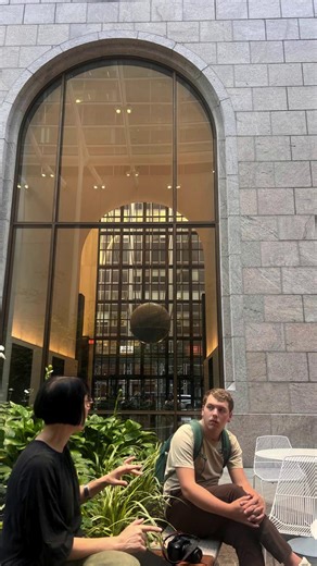 New York City MLA Studio Trip Day 4: A morning site visit at 550 Madison with Snøhetta, followed by MoMA’s courtyard via Paley Park, and an afternoon tour of Brooklyn Bridge Park with MVVA. #snøhetta #550madison #paleypark #MVVA #catsoergelmarshall | Kent State College of Architecture Environmental Design - CAED