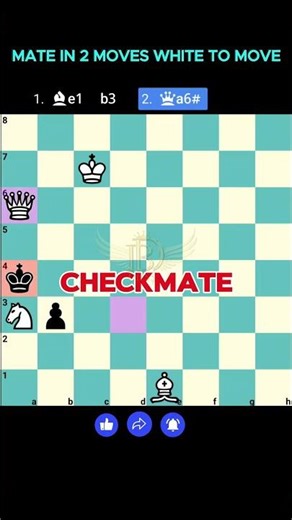 🤯 “Only Genius Minds Find This! White to Move — Mate in 2! ♟️💥”|#chess #chessgame #shorts #trending