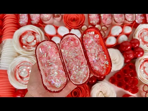 ASMR SOAP ★ Compilation set soap ★ Crushing soap boxes with glitter, foam & starch ★ Clay cracking ★