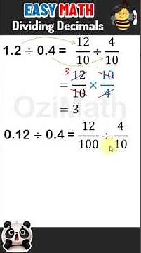 Mastering Decimals: Learn How To Divide With Ease! #easymathtricks #mathematics