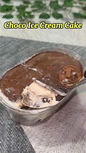Choco Ice Cream Cake |Easy No-Bake Choco Ice Cream Cake Recipe Using Lava Cake .