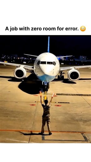 HeartTriggerHQ on Instagram: "This is how an airport marshaller guides a pilot to the exact parking spot using internationally approved hand signals. After landing, the pilot’s cockpit view of the ground is limited, so the marshaller becomes their eyes. Each hand movement communicates when to slow down, turn, stop, or shut off the engines—ensuring both aircraft and ground crew remain safe while parking the plane with precision. #knowledge #facts #didyouknow #history #fyp #innovation #technology 