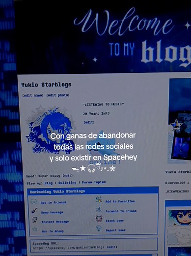 Regresando a los blogs en Spacehey: ¡Únete a la diversión!