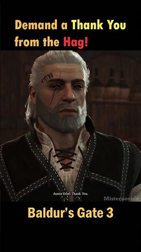 I Made The Hag Say THANK YOU #baldursgate3 #baldursgate