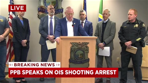 Portland police hold news conference after suspect arrested in shooting of 2 officers | FOX 12 Oregon