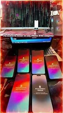 unlock iPhone with computer #iphonelockedtoowner #activationlock #iphonetips #icloudunlock #ios18