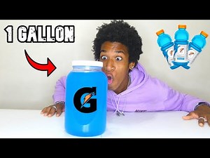 Drinking 1 Gallon of Cool Blue Gatorade