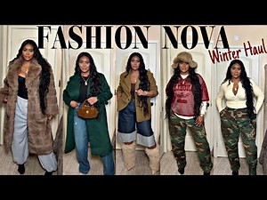 Fashion Nova Haul | Fall/Winter It Girl Fits 🤎 Coats, Jeans & Boots