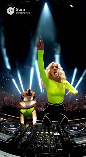 A dog singing, rap music #funny ￼