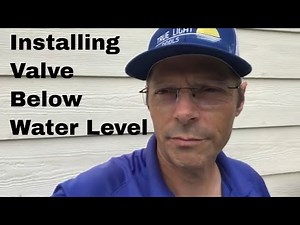Adding Ball Valve Below Pool Water Level