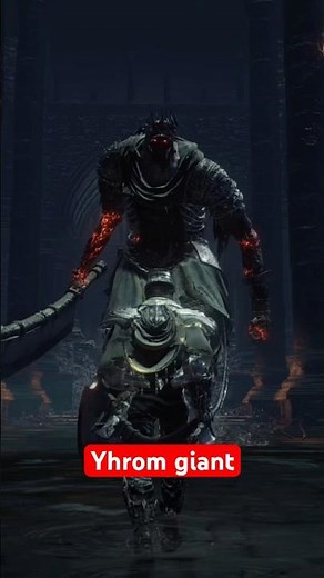 Dark Souls 3 Yhorm the Giant died with sword