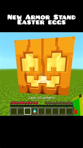 Armor Stand Easter Eggs Of Action And Stuff 1.10 #minecraft #shorts