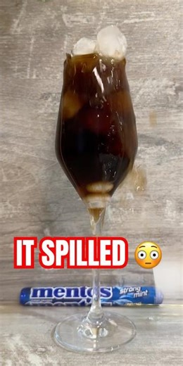 IT WENT EVERYWHERE… 😳💥 Cola + Mentos