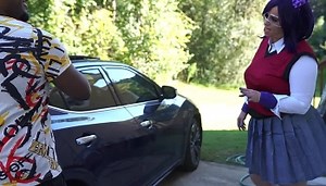 Beim Autowaschen fickt er seine dicke Frau