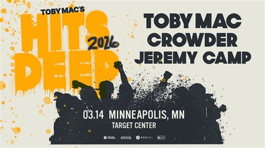 3.3K views | Tickets are ON SALE NOW for TOBYMAC’s Hits Deep Tour 2026 coming to Target Center on March 14! Get ready for a night packed with your favorite songs, massive moments, and a lineup that hits DEEP. Tickets go FAST! Lock in your seats now. : https://shorturl.at/48bu3 | Target Center | Facebook