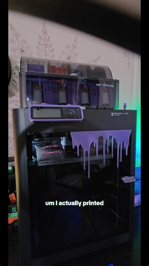 Bambu Lab P1S 3D Printer, P1S Combo (with AMS), Support Up to 16 Colors/Multi Materials, 500mm/s Fast Printing & High Precision, CoreXY & Auto Bed Leveling, Ready-to-Use FDM 3D Printers Large Print Size