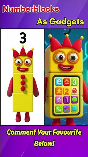 Numberblocks Reimagined as Gadgets! 🔢📱 Awesome Tech Transformations!