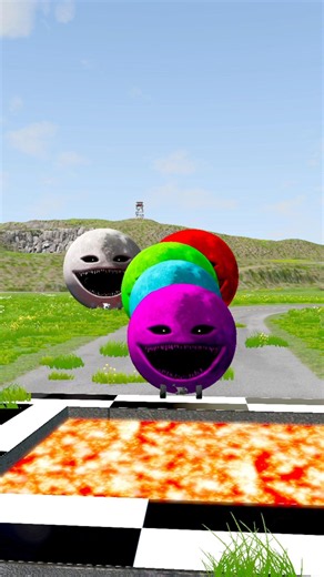 Which Moon Car Survive Lava Pit#shorts