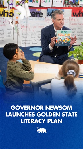 In 5th grade, I found a note from my teacher to my mom. On it was a word I'd never seen before: dyslexia. Learning challenges aren't a weakness or something to be ashamed of. That’s why I'm launching a statewide literacy plan to give every student the power to read and succeed. | Governor Gavin Newsom